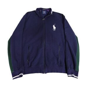 Polo Ralph Lauren Wimbledon Tennis Track Jacket Mens XL Big Pony Full Zip 2017
